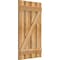 Ekena Millwork Spaced Board-n-Batten Shutters w/Z-Bar, Rough Sawn Western Red Cedar, 23W x 40H, PR RBS06Z23X040RWR - alternate 4
